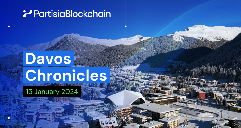 Davos 2024 The first of the first at Davos Partisia Blockchain